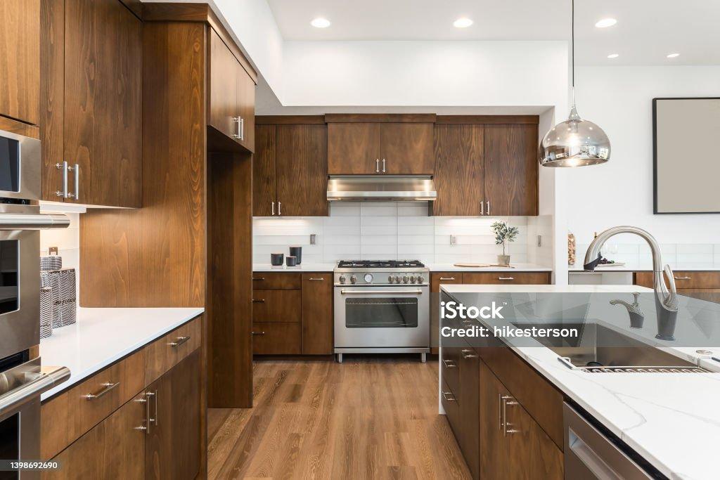 Modern kitchen renovation in Edmonds home